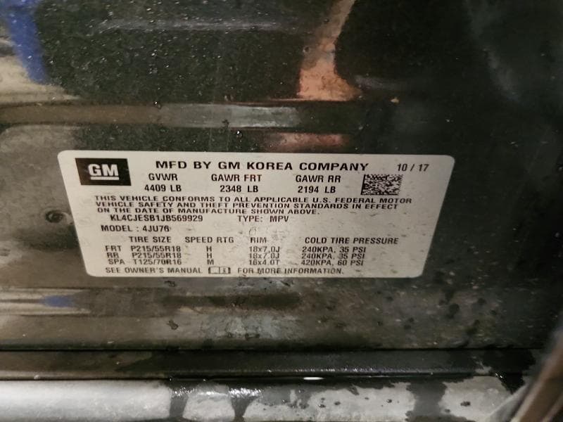 2018 BUICK ENCORE PREFERRED 13