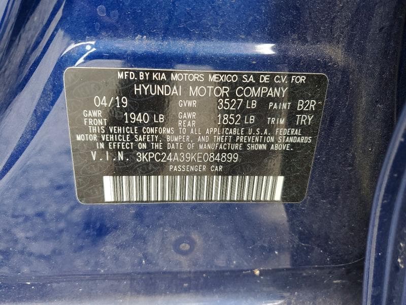 2019 HYUNDAI ACCENT SE 12