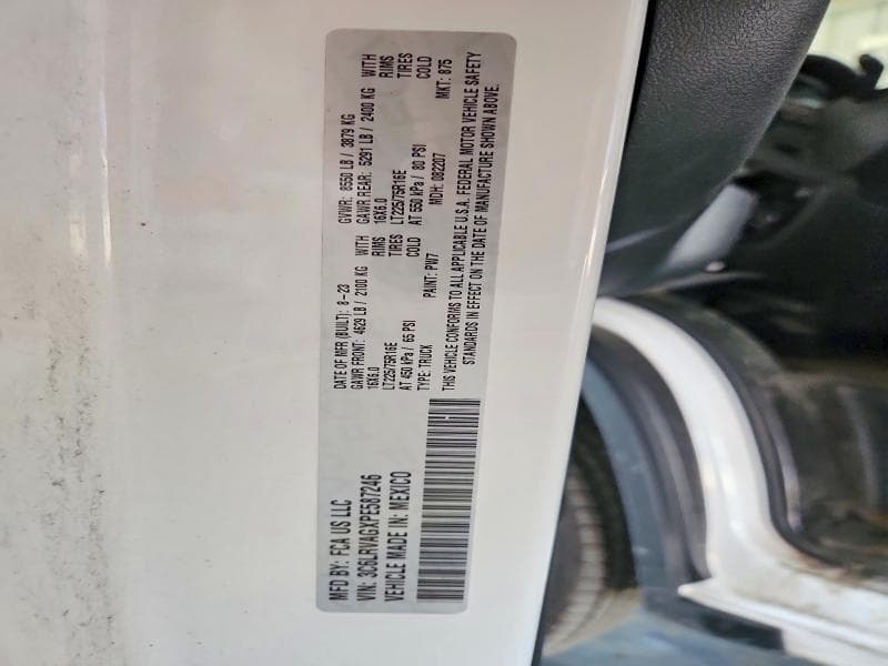 2023 RAM PROMASTER 1500 1500 STANDARD 13