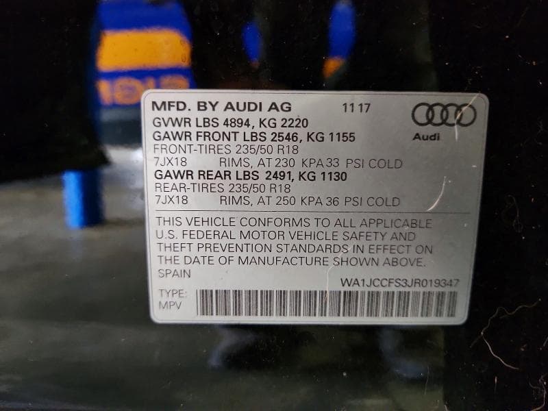 2018 AUDI Q3 PREMIUM PLUS 13