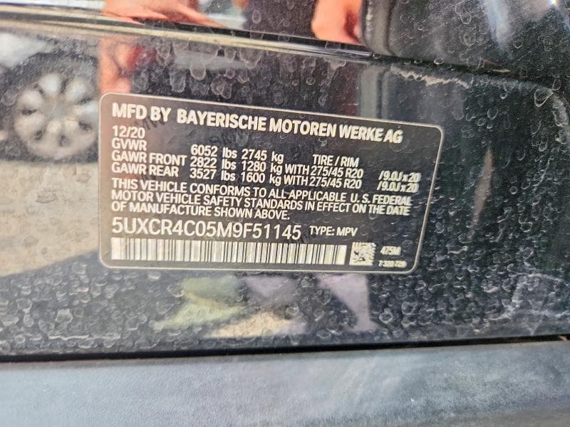 2021 BMW X5 SDRIVE 40I 14