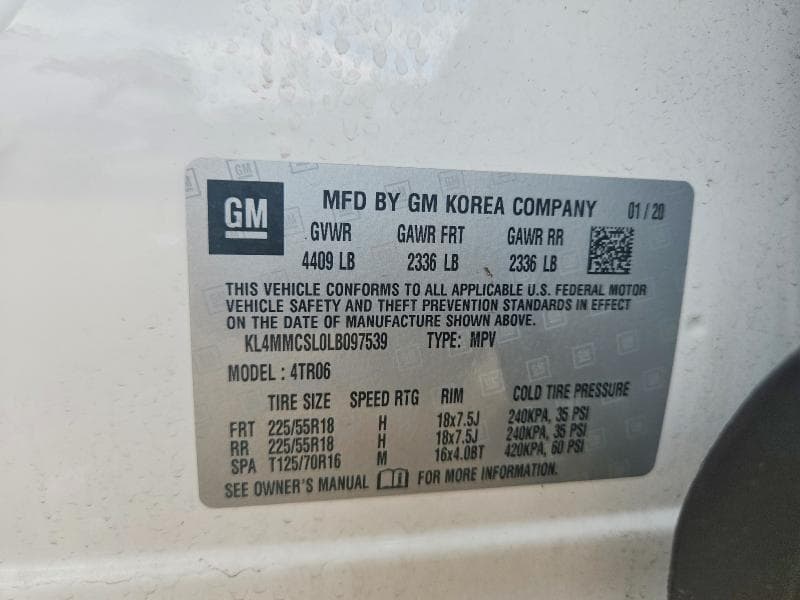 2020 BUICK ENCORE GX PREFERRED 12