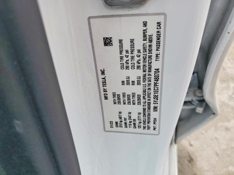 2023 TESLA MODEL 3 12