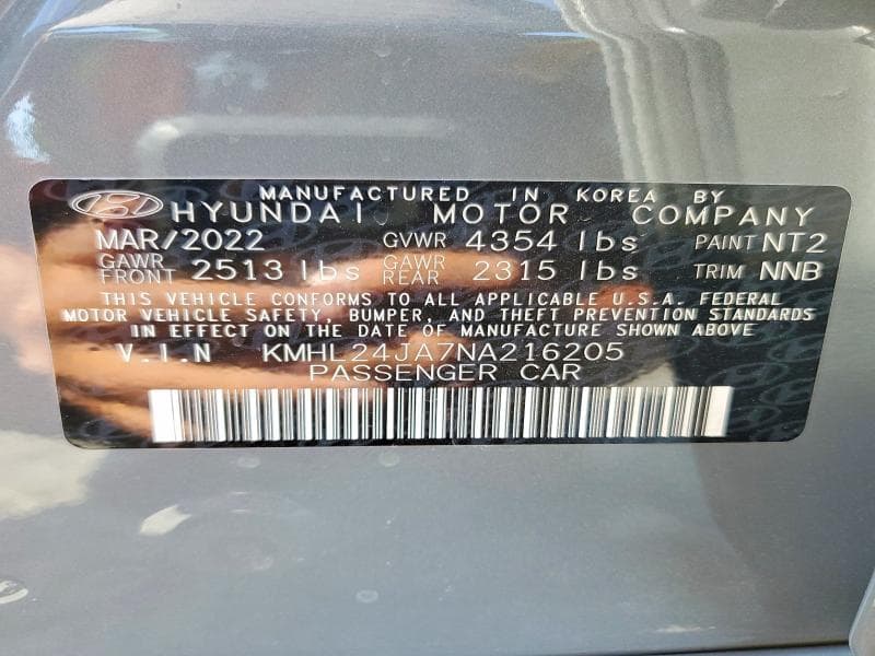 2022 HYUNDAI SONATA SE 12
