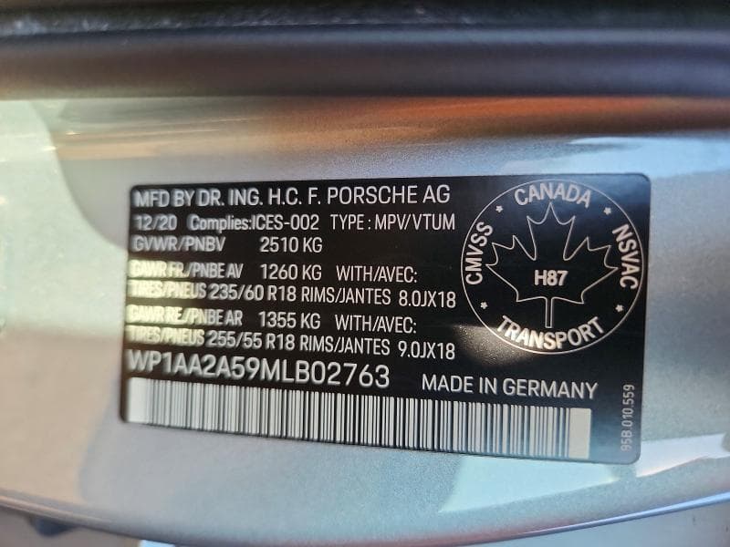 2021 PORSCHE MACAN 14