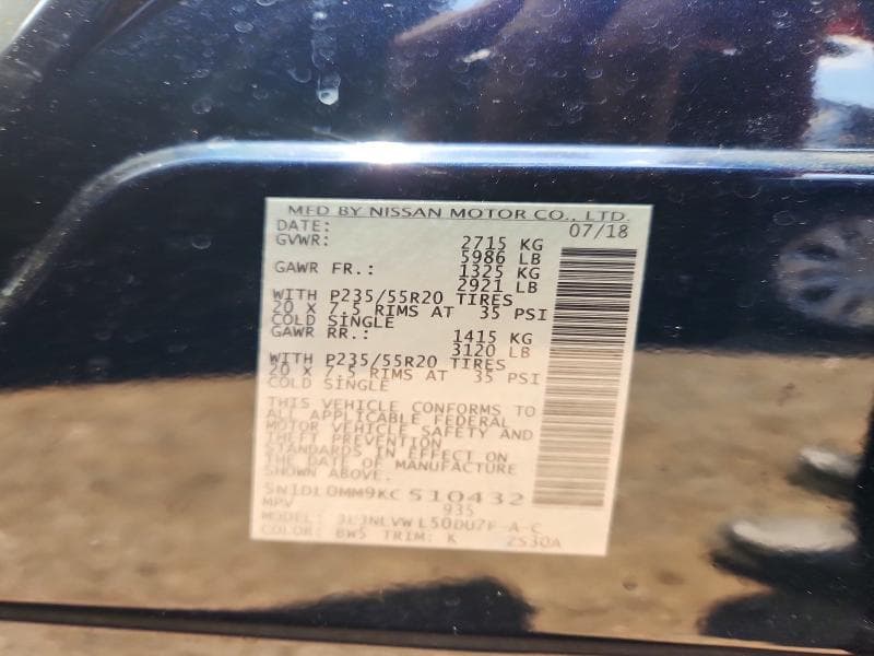 2019 INFINITI QX60 LUXE 12