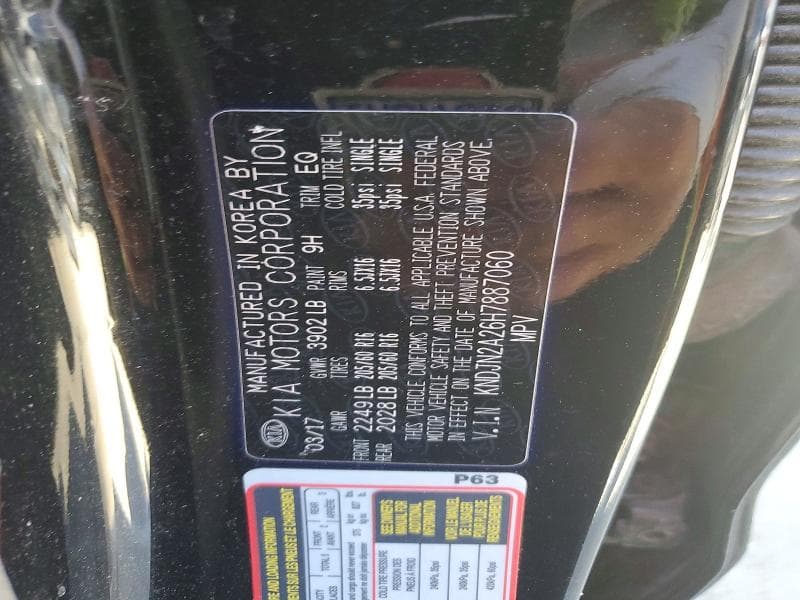 2017 KIA SOUL BASE 12