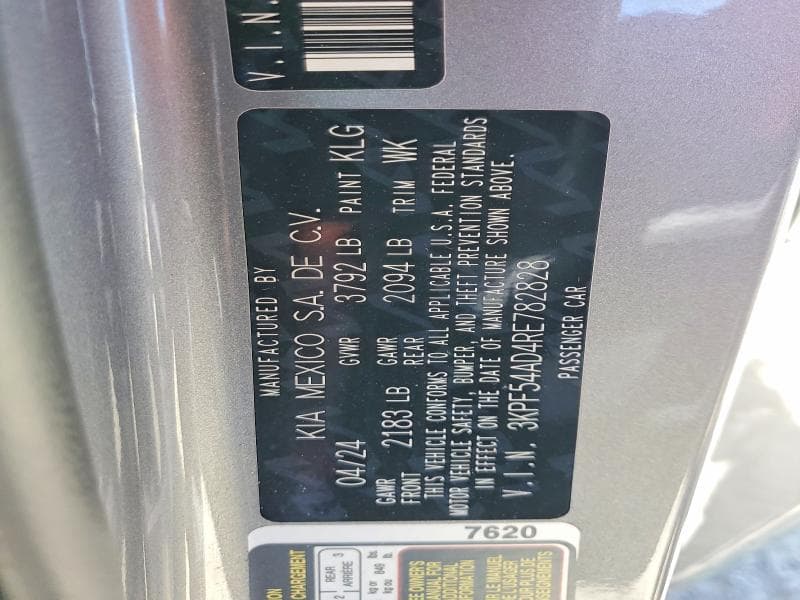 2024 KIA FORTE GT LINE 13