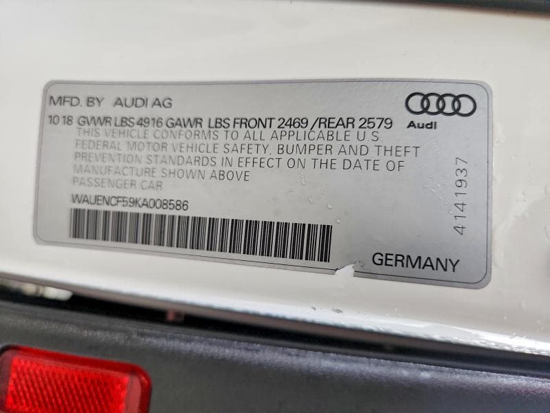 2019 AUDI A5 PREMIUM PLUS S-LINE 13