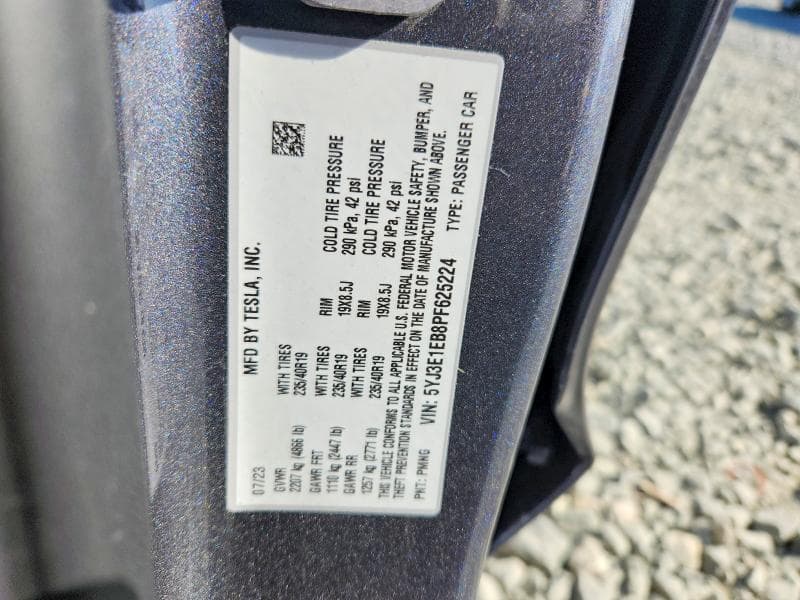 2023 TESLA MODEL 3 12
