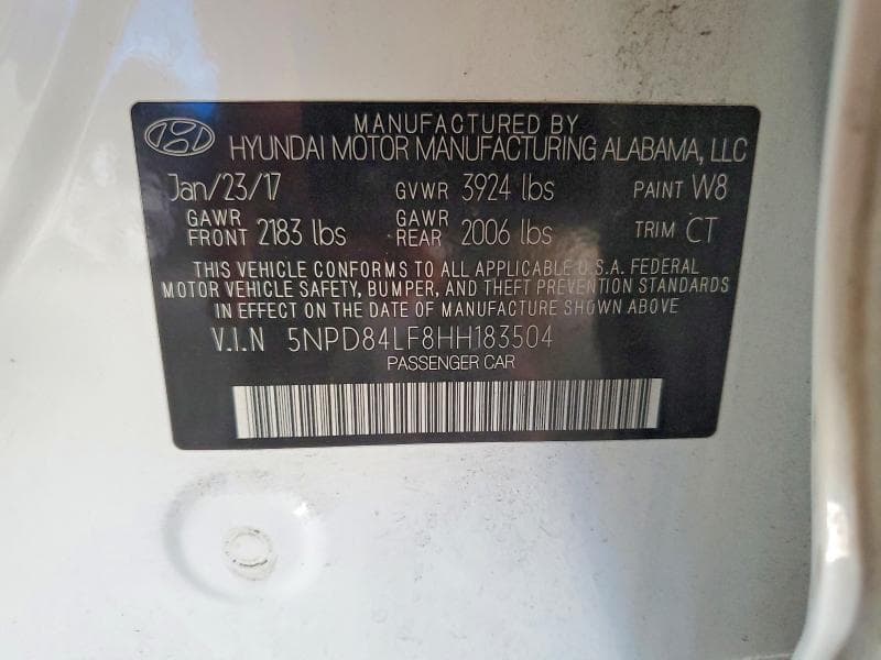2017 HYUNDAI ELANTRA VALUE EDITION 12