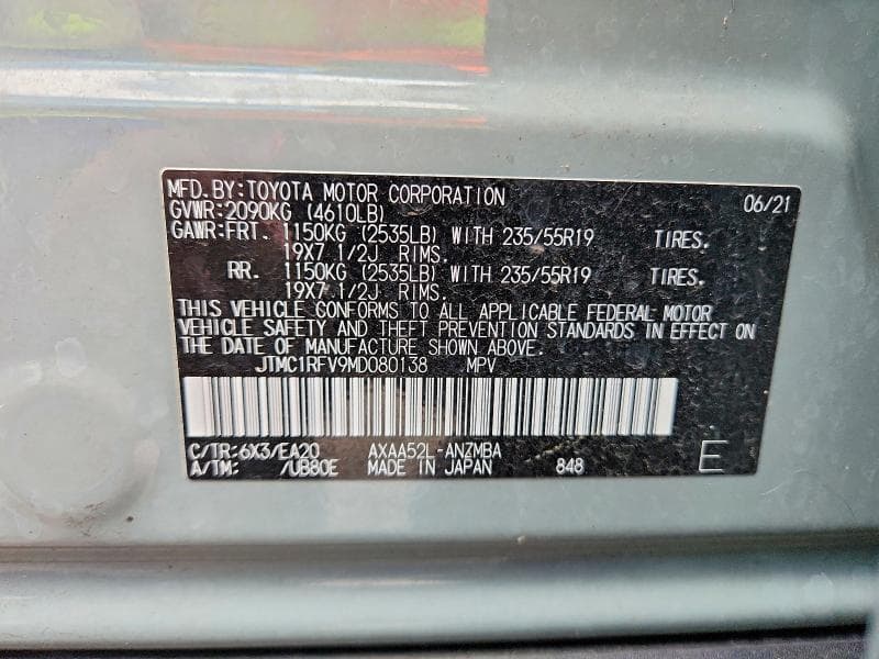 2021 TOYOTA RAV4 XLE PREMIUM 13