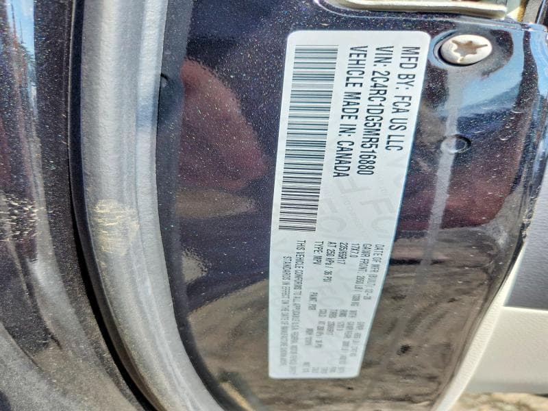 2021 CHRYSLER VOYAGER LXI 13