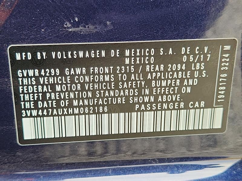 2017 VOLKSWAGEN GTI S/SE 12