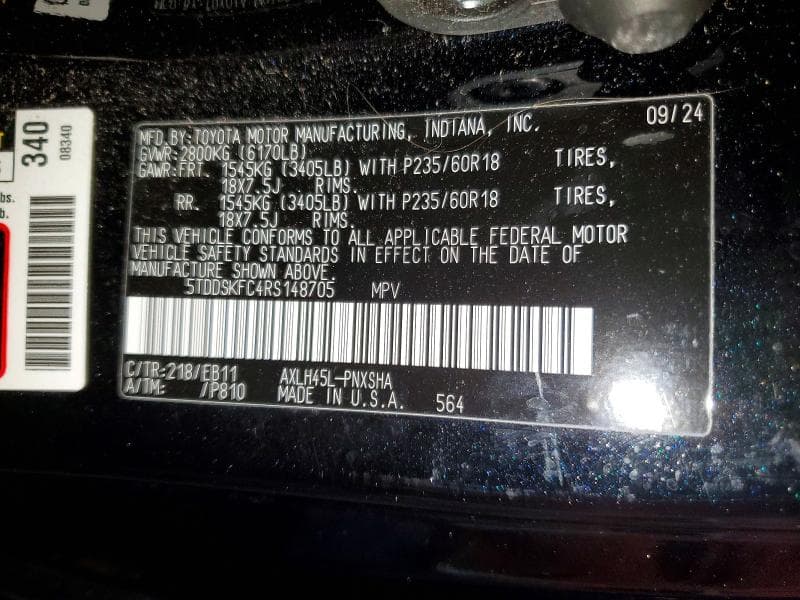 2024 TOYOTA SIENNA XSE 14