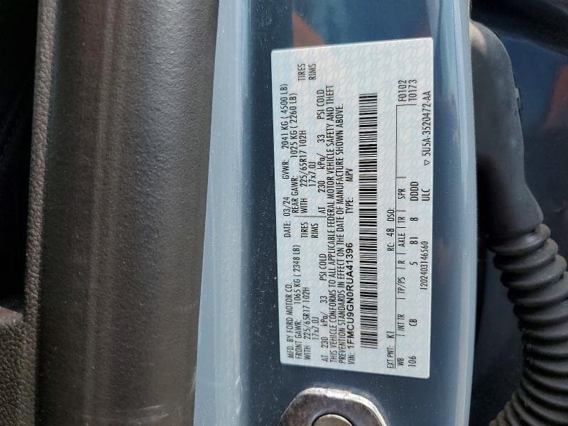 2024 FORD ESCAPE ACTIVE 13