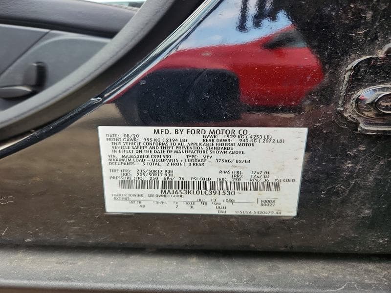2020 FORD ECOSPORT TITANIUM 12