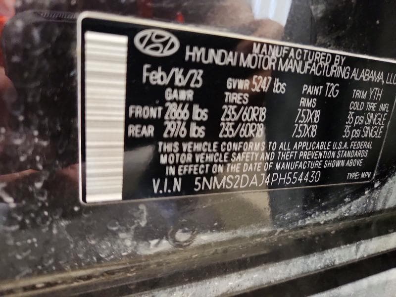2023 HYUNDAI SANTA FE SEL 13