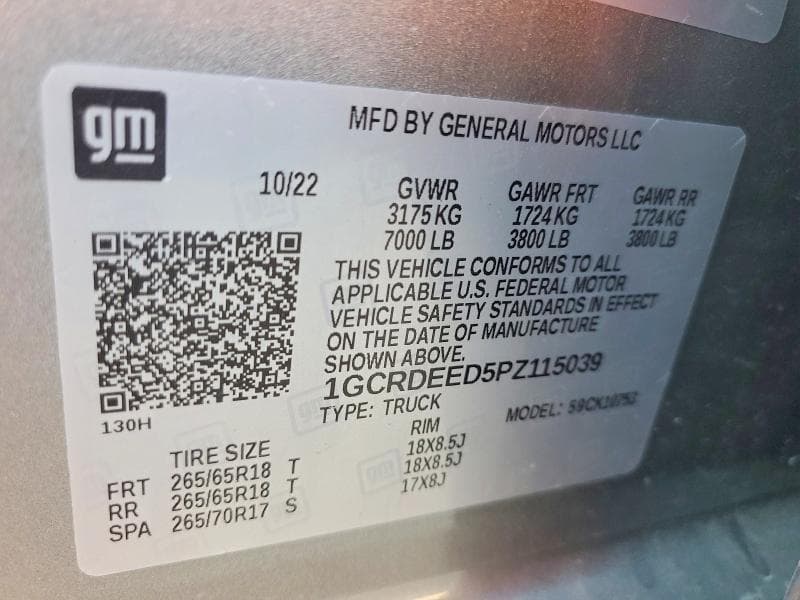 2023 CHEVROLET SILVERADO K1500 RST 12