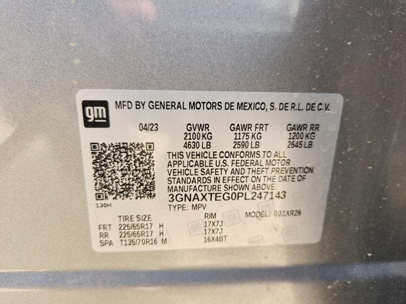 2023 CHEVROLET EQUINOX LT 13