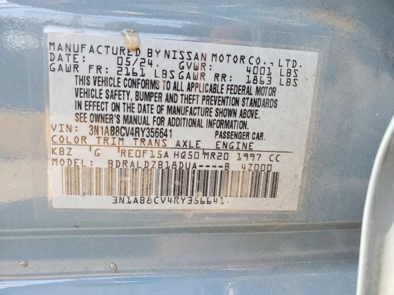 2024 NISSAN SENTRA SV 12