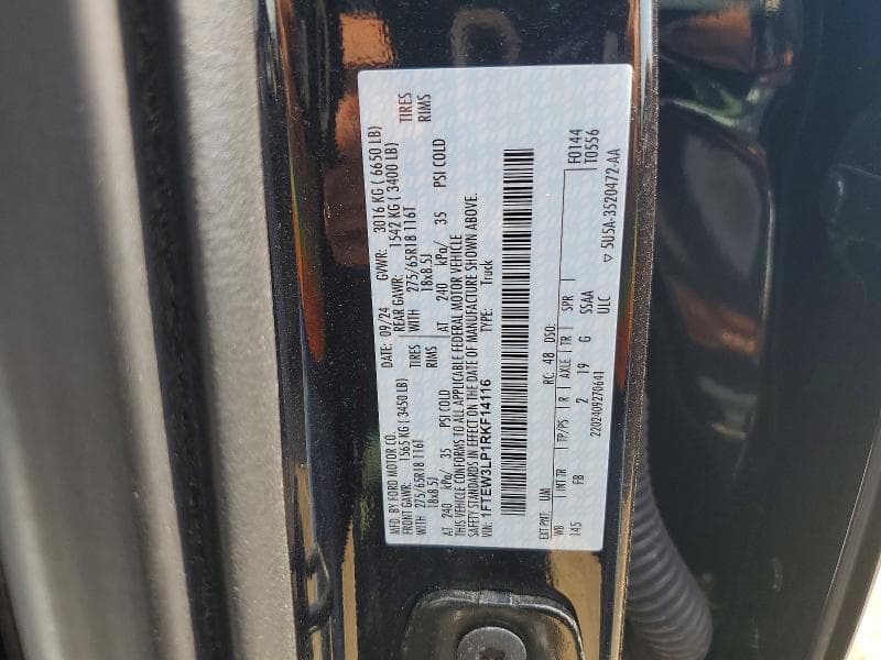 2024 FORD F150 XLT 12