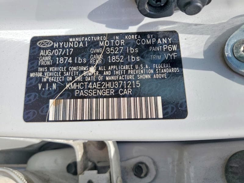 2017 HYUNDAI ACCENT SE 13