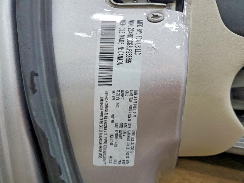 2020 DODGE GRAND CARAVAN SXT 13