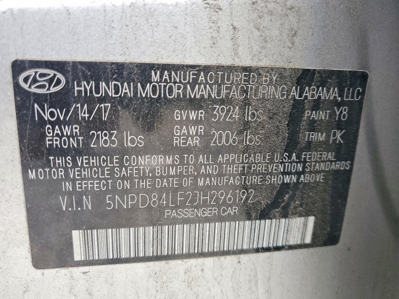 2018 HYUNDAI ELANTRA VALUE EDITION 13
