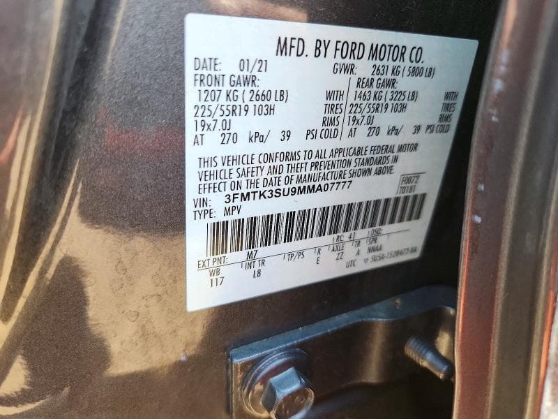 2021 FORD MUSTANG MACH-E PREMIUM 13