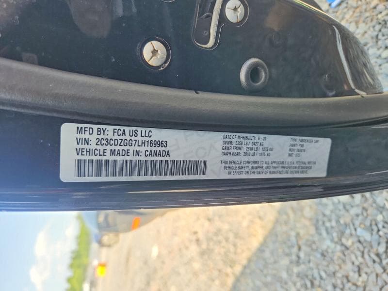 2020 DODGE CHALLENGER SXT 12
