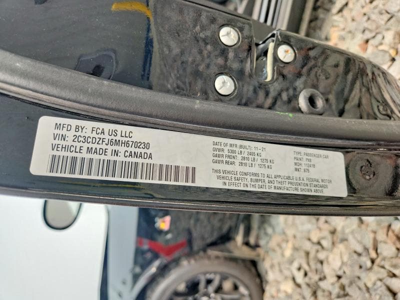 2021 DODGE CHALLENGER R/T SCAT PACK 13