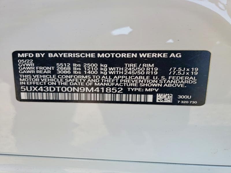 2022 BMW X4 M40I M40I 13