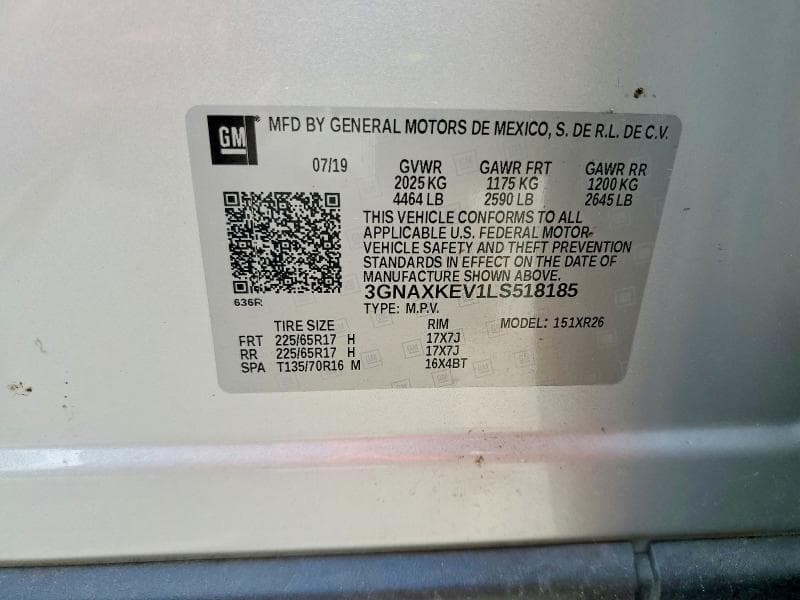 2020 CHEVROLET EQUINOX LT 13