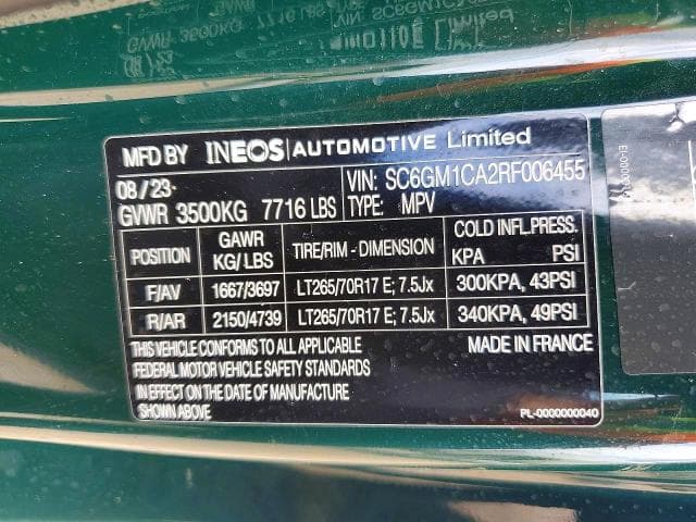 2024 INEOS AUTOMOTIVE LIMITED GRENADIER 13