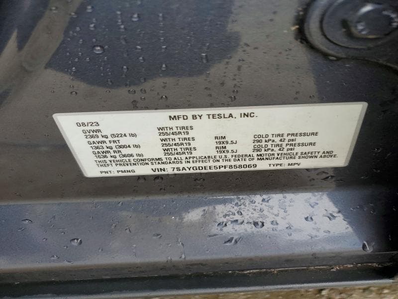 2023 TESLA MODEL Y 12