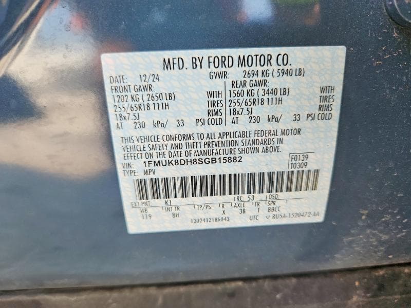 2025 FORD EXPLORER ACTIVE 13