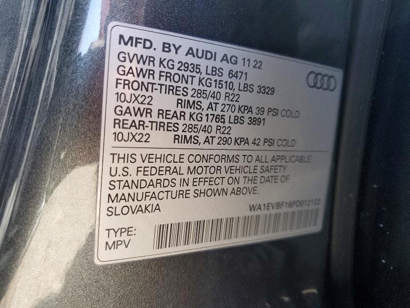 2023 AUDI Q8 PREMIUM PLUS S-LINE 13