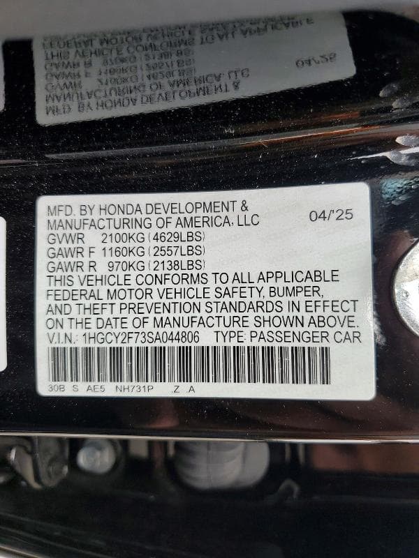 2025 HONDA ACCORD HYBRID SPORT-L 12