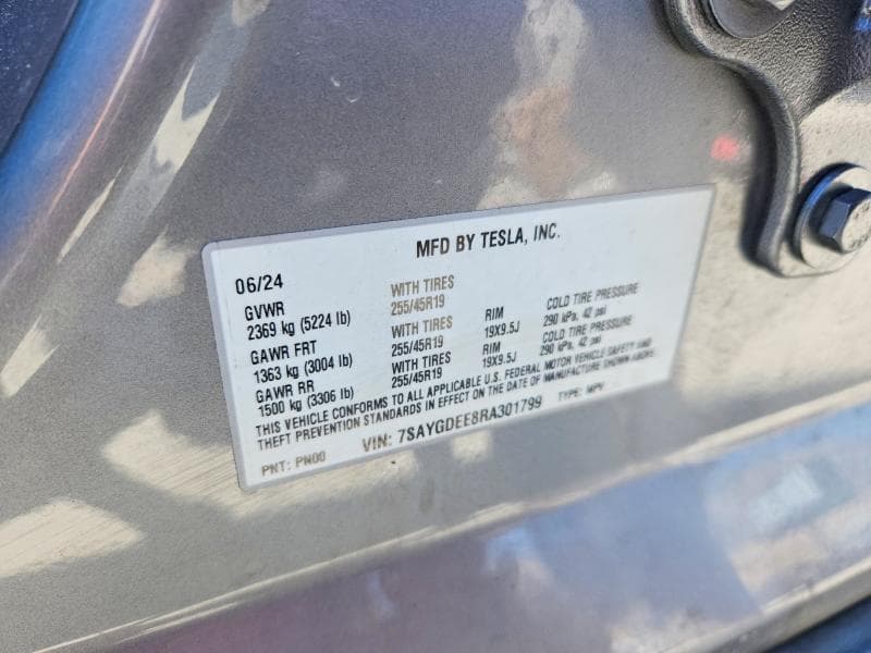 2024 TESLA MODEL Y 13
