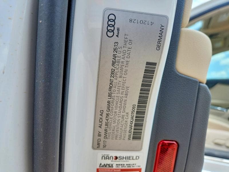 2018 AUDI A4 PREMIUM PLUS 12