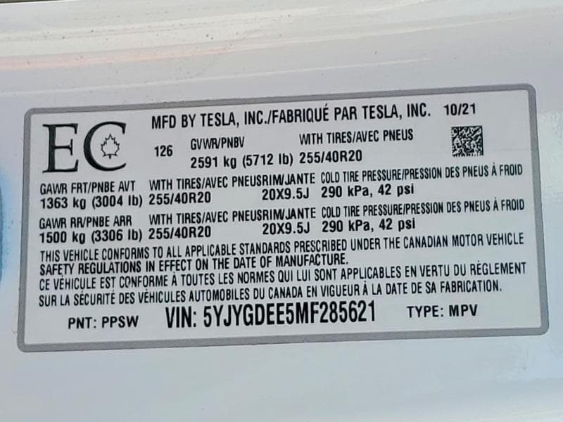 2021 TESLA MODEL Y 13