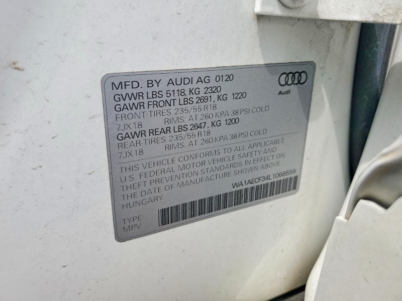 2020 AUDI Q3 PREMIUM 13