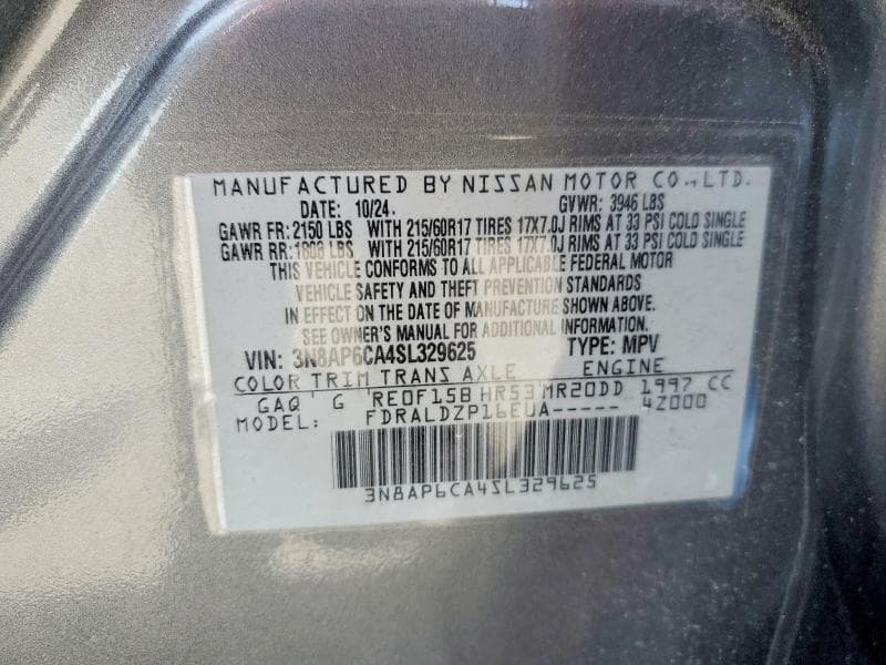 2025 NISSAN KICKS SV 13