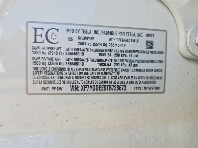2026 TESLA MODEL Y 13