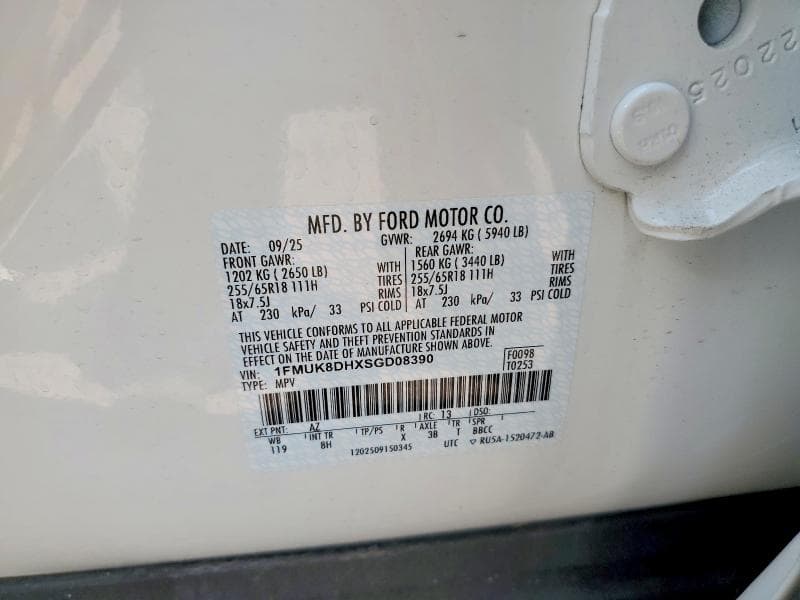 2025 FORD EXPLORER ACTIVE 13
