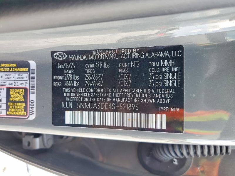 2025 HYUNDAI TUCSON SE 13
