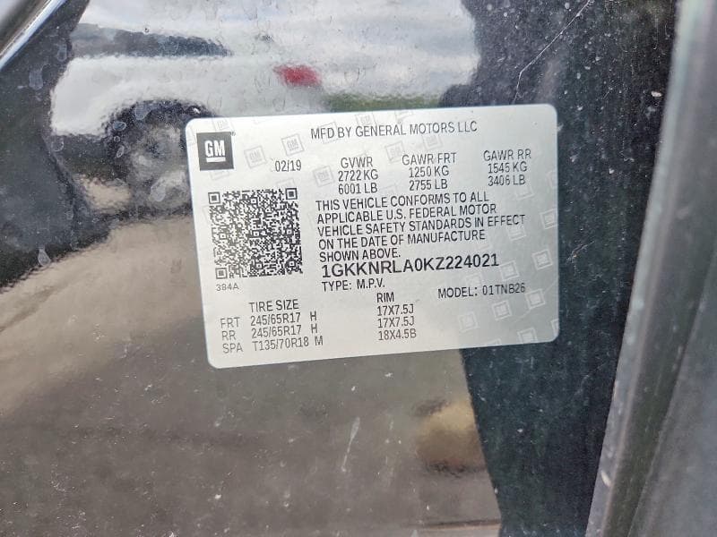 2019 GMC ACADIA SLE 13