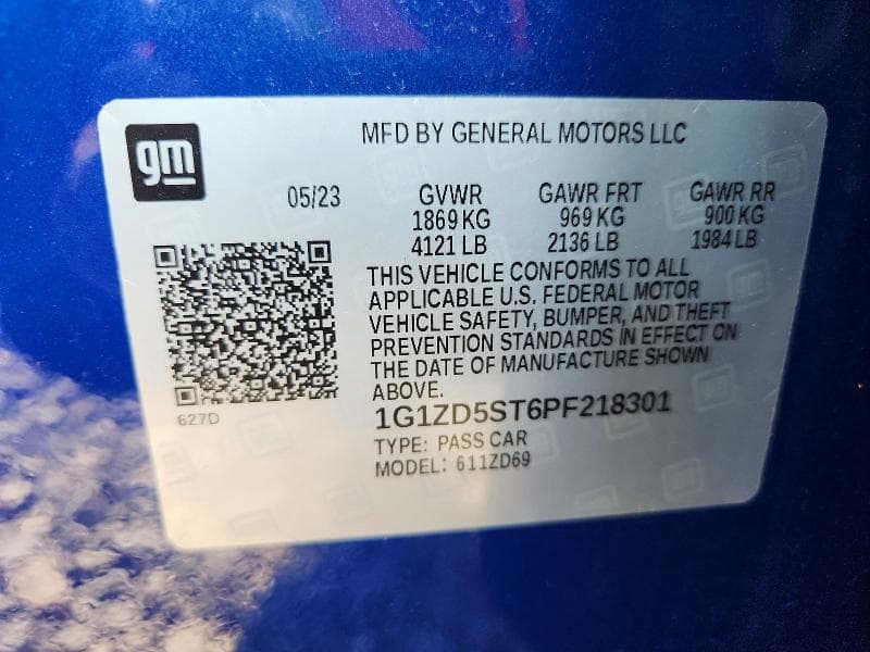 2023 CHEVROLET MALIBU LT 12