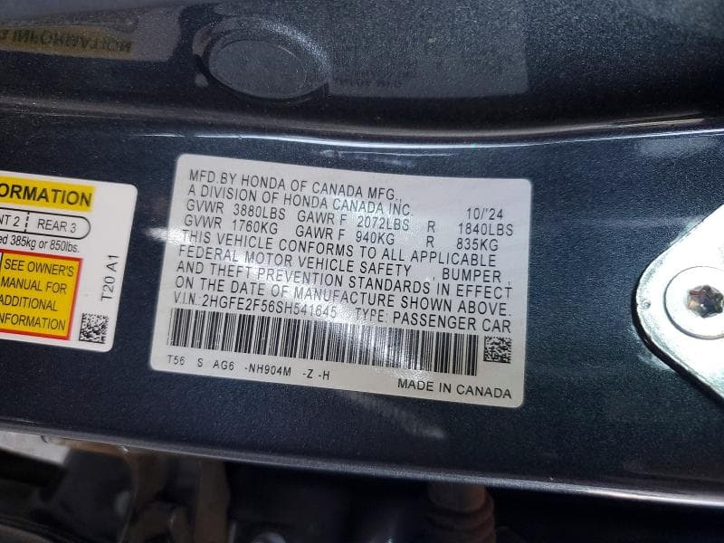 2025 HONDA CIVIC SPORT 13